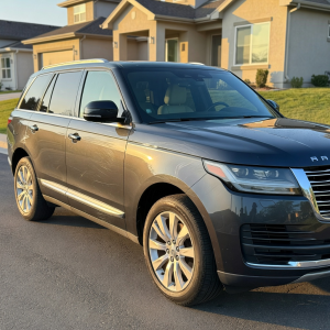 Real SUV parked outdoors representing larger vehicle detailing needs